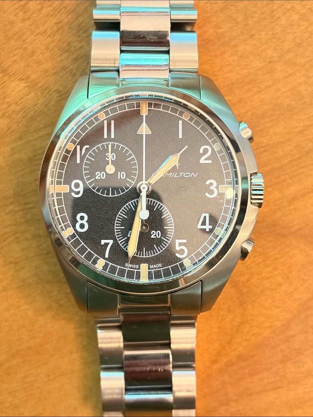 Hamilton Stainless Steel Men's Pioneer Quartz Chronograph